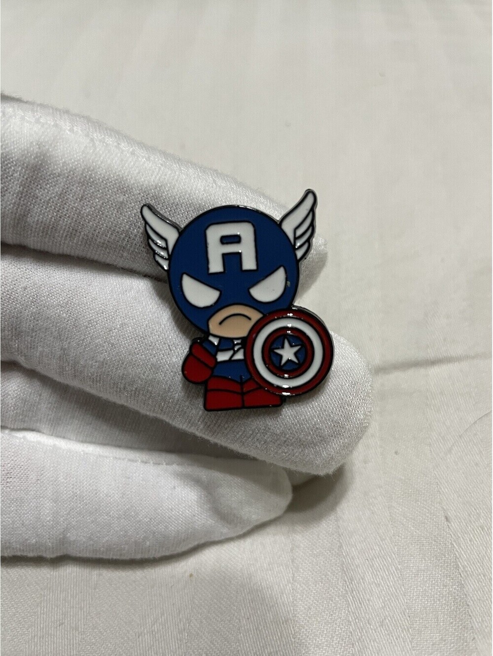 Captain America enamel pin brooch anime cartoon cute funny marvel